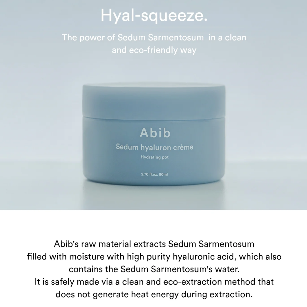 ABIB Sedum Hyaluron Creme Hydrating Pot 80ml