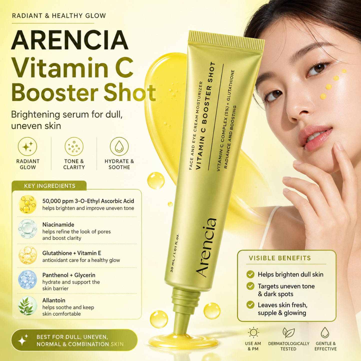 ARENCIA Vitamin C Booster Shot 30ml
