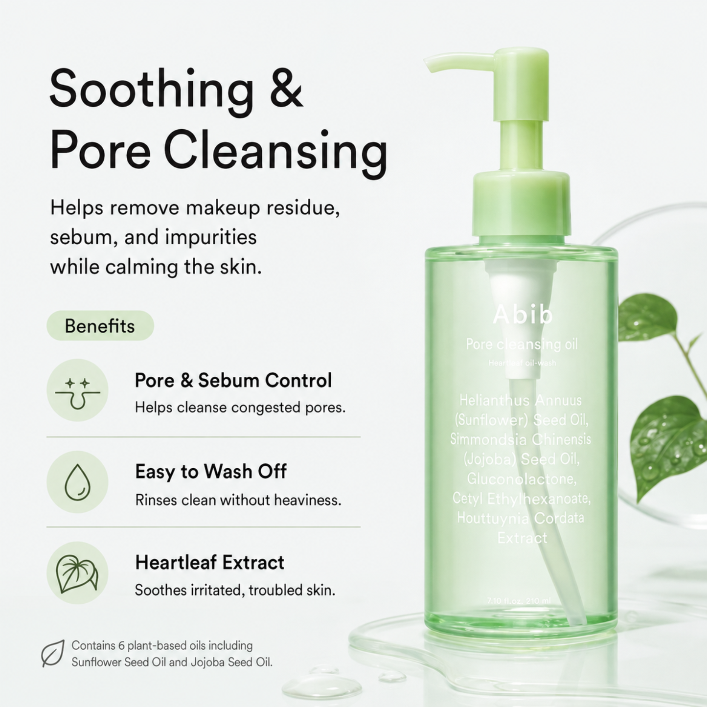 ABIB Pore Cleansing Oil Heartleaf Oil-Wash 200ml