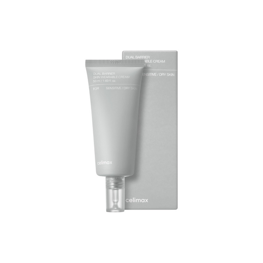 CELIMAX Dual Barrier Skin Wearable Cream is a rich moisturizing cream that strengthens and protects the skin barrier. Formulated with a blend of Ceramides, Cholesterol, and Phytosphingosine, it helps lock in moisture and improve resilience. Enriched with Panthenol, Olive Oil, and Hyaluronic Acid, it soothes, nourishes, and delivers deep hydration. This cream leaves skin soft, smooth, and fortified, making it ideal for dry, sensitive, or compromised skin.