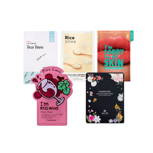 ELIKO GLOW Skin Purifying Sheet Mask Set is a refreshing mask collection designed to detoxify, soothe, and hydrate the skin. Infused with purifying botanical extracts and hydrating ingredients, each mask helps clear away impurities while restoring balance and radiance. Perfect for a quick skin reset, these masks leave your complexion feeling clean, calm, and revitalized. Suitable for all skin types.