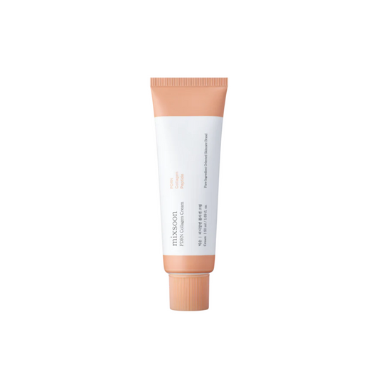 MIXSOON PDRN Collagen Cream is a nourishing moisturizer that helps firm, repair, and revitalize the skin. Infused with PDRN (Sodium DNA), Collagen Extract, and Copper Tripeptide-1, it supports skin elasticity and promotes a youthful, lifted look. Enriched with Niacinamide, Rice Ferment, and Hydrolyzed Hyaluronic Acid, this cream brightens, hydrates, and strengthens the skin barrier. With soothing Botanical Extracts like Neem and Turmeric, it leaves the skin smooth, radiant, and resilient. Suitable for all s