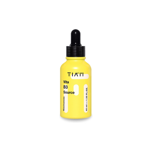 TIAM Vita B3 Source is a dual brightening serum powered by 10% Niacinamide and 2% Arbutin to visibly fade dark spots, improve uneven tone, and restore radiance. Enriched with Sodium Hyaluronate and Allantoin, it hydrates and soothes the skin, while botanical extracts provide additional antioxidant care. With its lightweight texture, this serum leaves the complexion clearer, brighter, and more balanced.