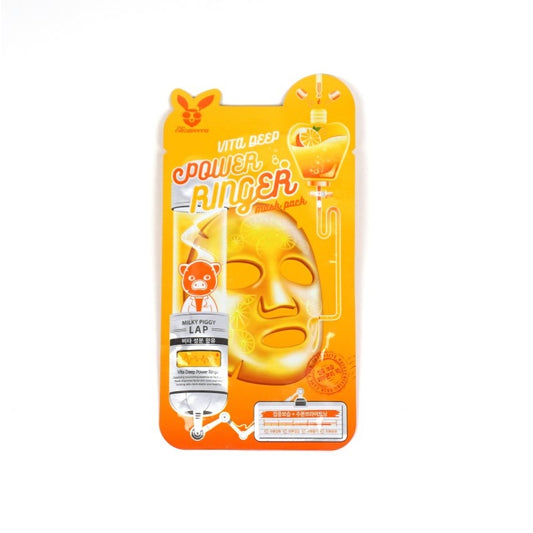 ELIZAVECCA Vita Deep Power Ringer Mask Pack is an antioxidant-rich facial mask designed to revitalize and brighten your complexion. Packed with Tocopheryl Acetate (Vitamin E) and a blend of fruit extracts including Grape, Apple, Peach, and Watermelon, this mask provides a burst of vitamins and hydration to the skin. Sodium Hyaluronate and Aloe Barbadensis Leaf Juice deeply moisturize, while Witch Hazel and Green Tea Extracts calm and reduce inflammation. Ideal for dull or tired skin, this mask leaves your c