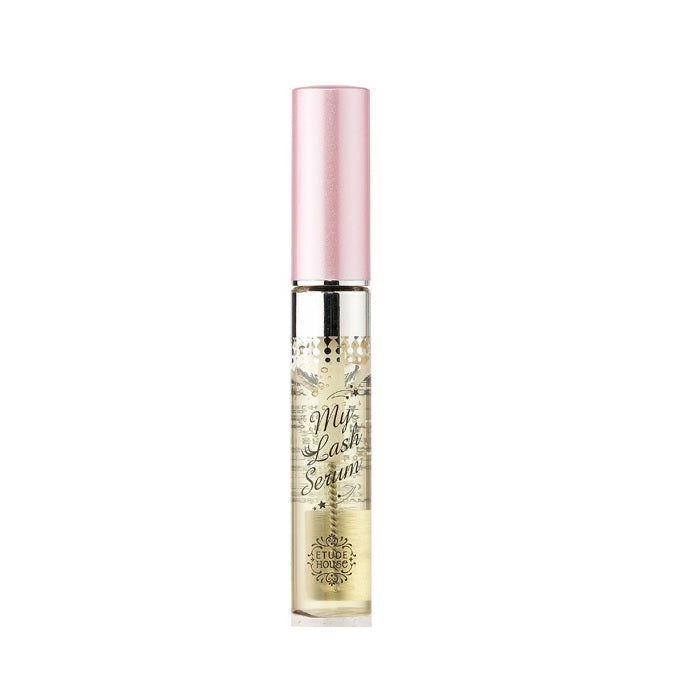 ETUDE HOUSE My Lash Serum is a nourishing treatment designed to promote healthier, fuller-looking lashes. Formulated with key ingredients like Ginseng Extract, Aloe Vera, and Biotin, it helps strengthen and condition lashes from root to tip. This gentle serum hydrates and revitalizes lashes, making them appear longer and thicker over time. Perfect for daily use, it provides a boost of nourishment to help prevent breakage and enhance lash growth. Suitable for all lash types, it's a must-have for maintaining