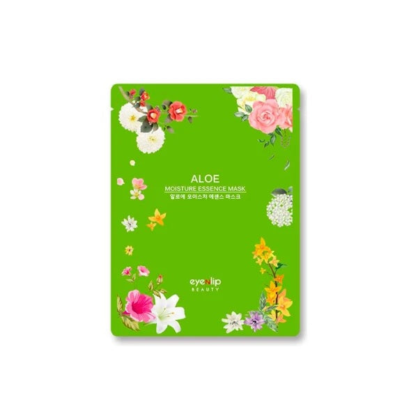 EYENLIP Aloe Moisture Essence Mask is a hydrating sheet mask infused with Aloe Barbadensis Leaf Extract to deeply moisturize and soothe the skin. Enriched with botanical extracts like Avocado, Pomegranate, and Tomato, it nourishes and revitalizes for a healthy, glowing complexion. Perfect for refreshing tired, dehydrated skin.