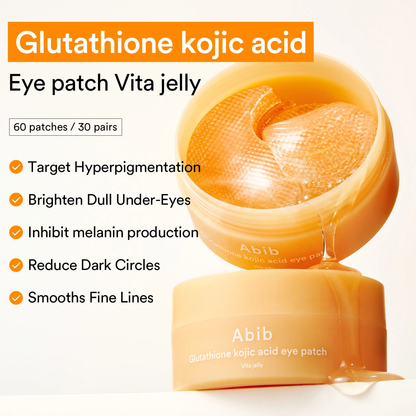 ABIB Glutathione Kojic Acid Eye Patch Vita Jelly 60ea