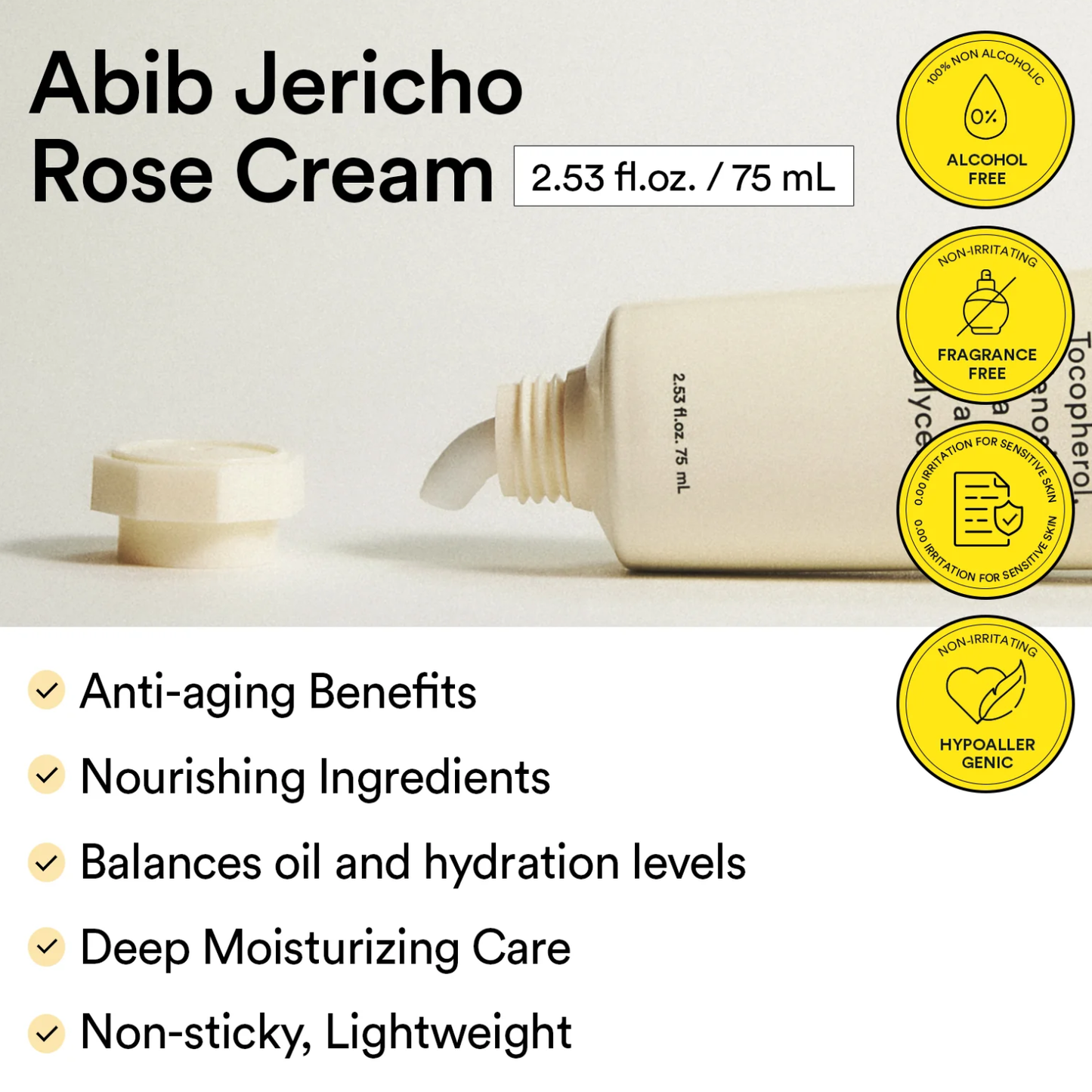 ABIB Jericho Rose Cream Nutrition Tube 75ml