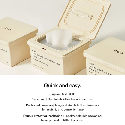 ABIB Jericho Rose Firming Sheet Mask Daily Pick 30ea