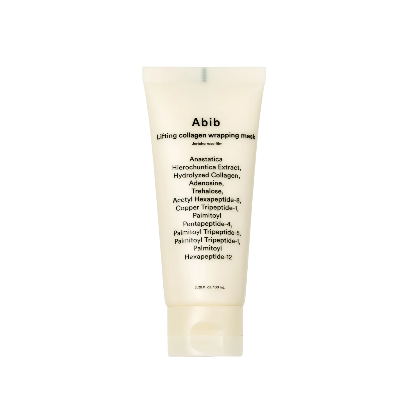 ABIB Lifting Collagen Wrapping Mask Jericho Rose Film is a firming treatment designed to improve skin elasticity and enhance radiance. Formulated with ultra-low molecular Collagen and Peptides, it helps support a lifted, smoother-looking appearance while reducing the look of pores. Enriched with Jericho Rose Extract and nourishing ingredients, it delivers hydration and helps remove dead skin cells for a refreshed complexion. The cream-to-film texture wraps the skin for optimal absorption, leaving it feeling