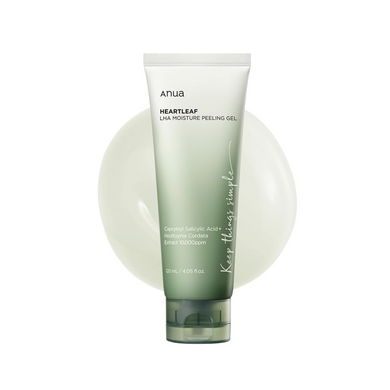 ANUA Heartleaf LHA Moisture Peeling Gel gently exfoliates your skin with LHA and Heartleaf Extract (10,000ppm), helping to remove dead skin cells while maintaining moisture. Infused with Allantoin and Sodium Hyaluronate, it soothes and hydrates, leaving your skin smooth, refreshed, and glowing. Perfect for achieving a soft and radiant complexion.