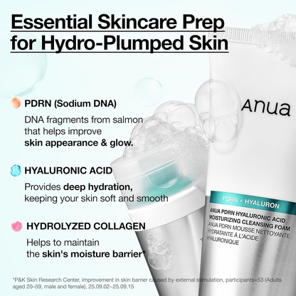 ANUA PDRN Hyaluronic Acid Moisturizing Cleansing Foam 150ml