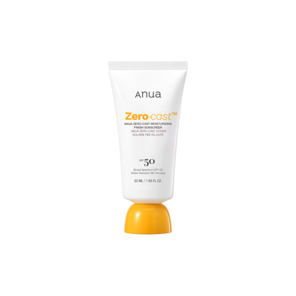Protect and hydrate your skin with ANUA Zero-Cast Moisturizing Finish Sunscreen. Infused with Niacinamide, Panthenol, and Hyaluronic Acid, it delivers strong UV protection and deep moisture with a smooth, no white cast finish.