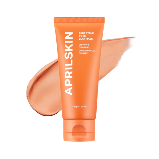 APRILSKIN Carrotene Pore Clay Mask is a purifying treatment designed to deeply cleanse pores and control excess oil. Formulated with Kaolin, Bentonite, and Canadian Colloidal Clay, it helps draw out impurities and refine skin texture. Infused with Carrot Extract, Beta-Carotene, and Zinc PCA, it supports clearer-looking skin while maintaining balance. With gentle exfoliating ingredients like Gluconolactone and Capryloyl Salicylic Acid, it helps smooth and refresh the complexion, leaving skin soft, clean, and