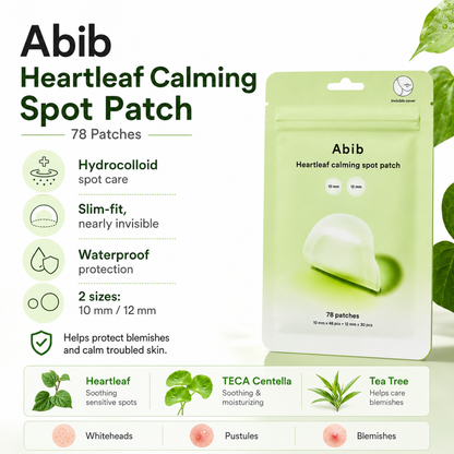 ABIB Heartleaf Calming Spot Patch 78 Patches