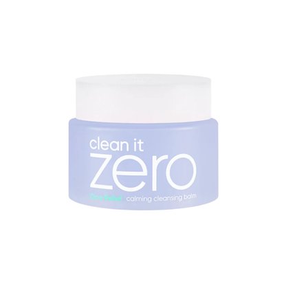 BANILA CO Clean It Zero Calming Cleansing Balm gently melts away makeup, sunscreen, and impurities while calming sensitive skin. Formulated with Centella Asiatica, Hot Springs Water, and soothing botanicals, it cleanses without stripping moisture and helps keep skin balanced and comfortable.