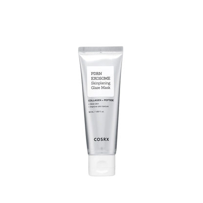 COSRX PDRN Exosome Skinplaning Glaze Mask is a resurfacing glaze mask designed to smooth skin texture and boost radiance. Formulated with PDRN, Exosomes, Niacinamide, and gentle PHA, it helps refine uneven skin while hydrating and soothing with Centella Asiatica and Hyaluronic Acid. Skin looks smoother, brighter, and refreshed after use.