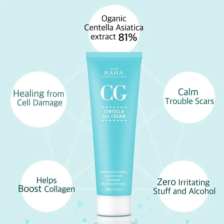 COS DE BAHA (CG) Centella Gel Cream 45ml