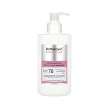 Load image into Gallery viewer, DR. MELAXIN Bondex Protein Bonding Remodeling Shampoo is a strengthening shampoo that helps repair and protect damaged hair. Formulated with proteins, Argan Oil, and plant extracts, it gently cleanses while boosting hair resilience, smoothness, and shine. Perfect for weak, brittle, or chemically treated hair.