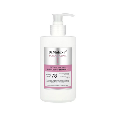 DR. MELAXIN Bondex Protein Bonding Remodeling Shampoo is a strengthening shampoo that helps repair and protect damaged hair. Formulated with proteins, Argan Oil, and plant extracts, it gently cleanses while boosting hair resilience, smoothness, and shine. Perfect for weak, brittle, or chemically treated hair.