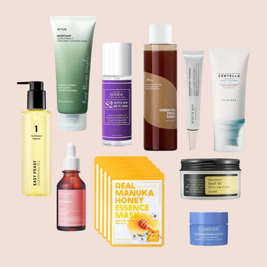 ELIKO GLOW 10 Step Korean Skincare Routine Set For Combination Skin Type