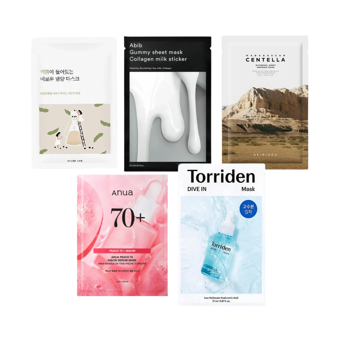 ELIKO GLOW Restore Skin Barrier Sheet Mask Set