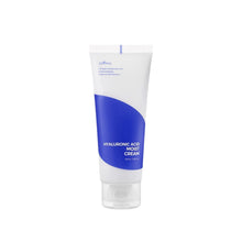 Load image into Gallery viewer, ISNTREE Hyaluronic Acid Moist Cream is a deeply hydrating moisturizer designed to quench thirsty skin. Formulated with a multi-layered hyaluronic acid complex, it penetrates different layers of the skin to provide lasting hydration. Enriched with botanical extracts such as Artichoke Leaf and Oat Kernel, it nourishes and revitalizes the skin, while Shea Butter and a blend of nourishing oils like Argan and Apricot Kernel oil lock in moisture. Ideal for dry or dehydrated skin, this cream leaves your complexion