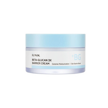 Load image into Gallery viewer, IUNIK Beta-Glucan 3X Barrier Cream is a deeply hydrating and barrier-strengthening moisturizer, perfect for dry and sensitive skin. Formulated with Beta-Glucan, Panthenol, and Ceramide NP, it locks in moisture and supports skin repair. It also contains Ectoin, a powerful soothing ingredient that protects the skin from environmental stress and enhances resilience. Rich yet non-greasy, this cream leaves skin calm, nourished, and comfortably soft.