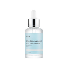 Load image into Gallery viewer, IUNIK Beta-Glucan Power Moisture Serum is a deeply hydrating serum designed to enhance your skin&#39;s natural moisture barrier. With a high concentration of Beta-Glucan, this serum effectively moisturizes and soothes the skin, reducing the appearance of fine lines and promoting a smoother, more supple complexion. Ideal for all skin types, it absorbs quickly, providing long-lasting hydration without a greasy feel.