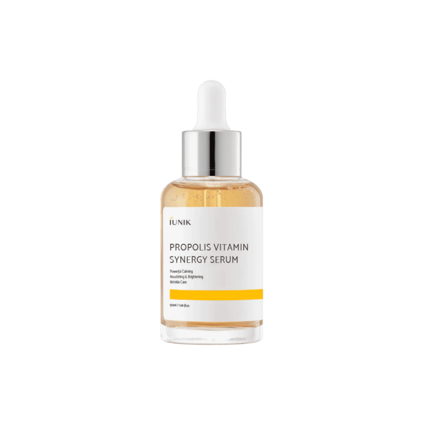 IUNIK Propolis Vitamin Synergy Serum is a soothing, glow-boosting formula that combines Propolis Extract and Vitamin-rich Sea Buckthorn to nourish and brighten the skin. With Niacinamide and Centella, it helps even tone, calm redness, and strengthen the skin barrier. Lightweight and hydrating, it absorbs quickly to leave your skin soft, radiant, and refreshed.