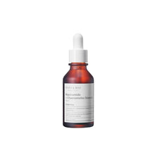 Load image into Gallery viewer, MARY &amp; MAY Niacinamide + Chaenomeles Sinensis Serum is a lightweight, brightening serum specially designed to improve skin tone and texture while keeping oil in check. Formulated with 2% Niacinamide and 93% Chaenomeles Sinensis Fruit Extract, it helps reduce excess sebum, minimize the look of pores, and fade dark spots for a more even, radiant complexion. Its fast-absorbing, non-greasy texture makes it ideal for oily and combination skin, providing clarity and hydration without clogging pores. Perfect for d
