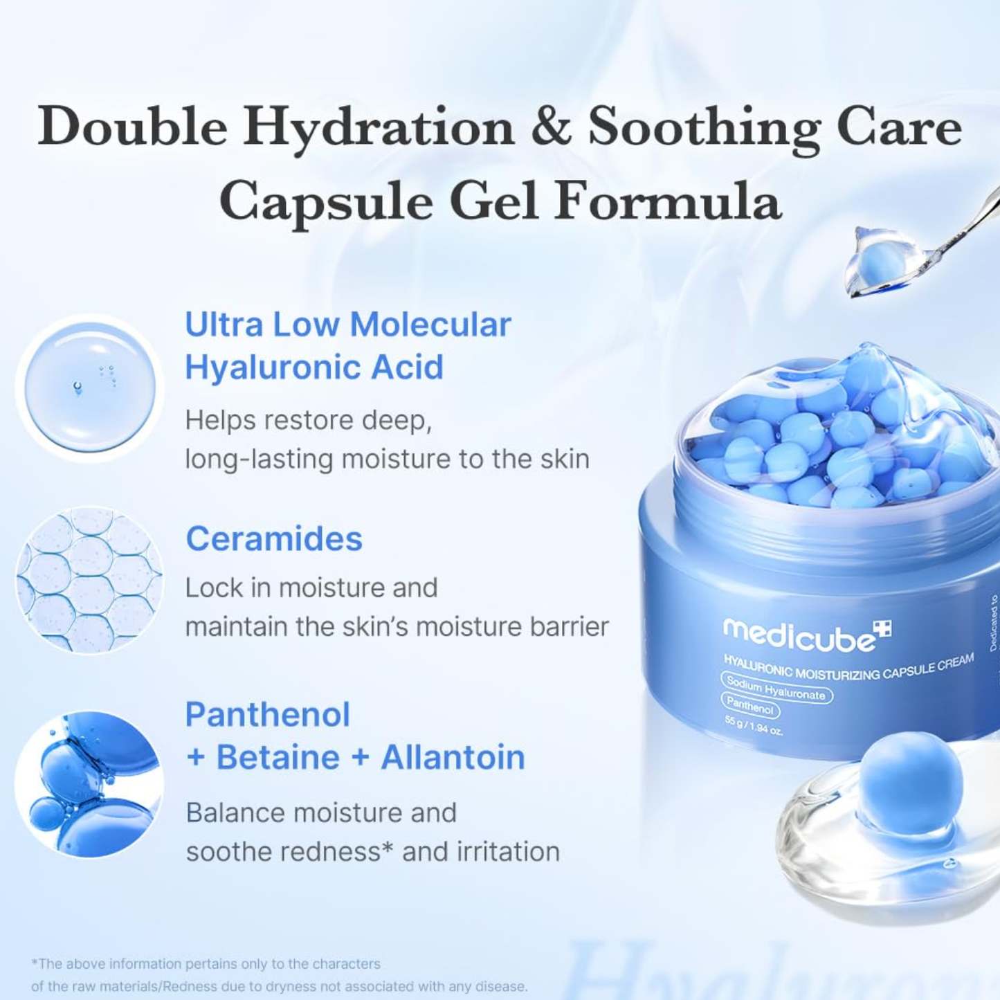 MEDICUBE Hyaluronic Moisturizing Capsule Cream 55g