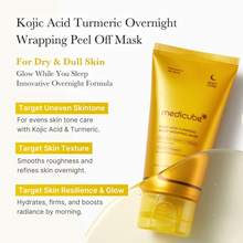 Load image into Gallery viewer, MEDICUBE Kojic Acid Turmeric Night Wrapping Mask 75ml
