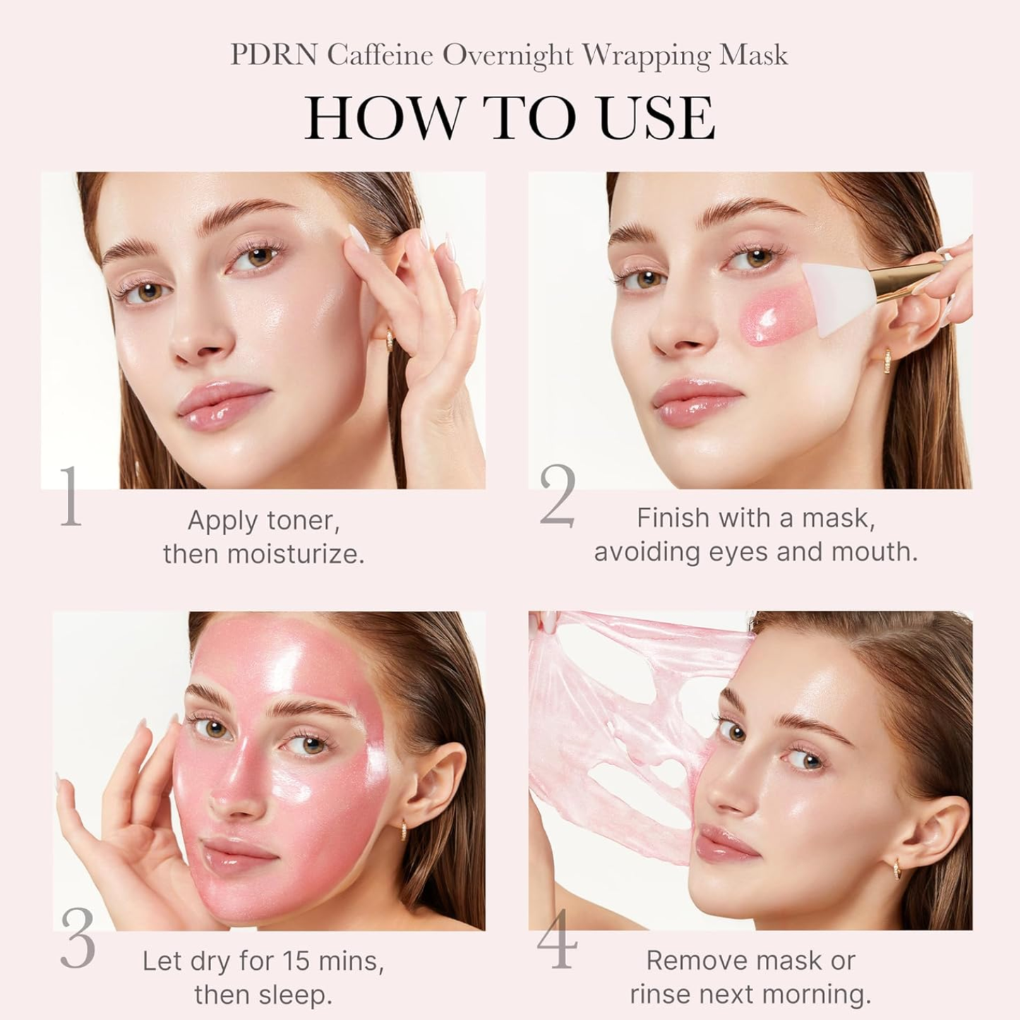 MEDICUBE PDRN Pink Caffeine Night Wrapping Mask 75ml