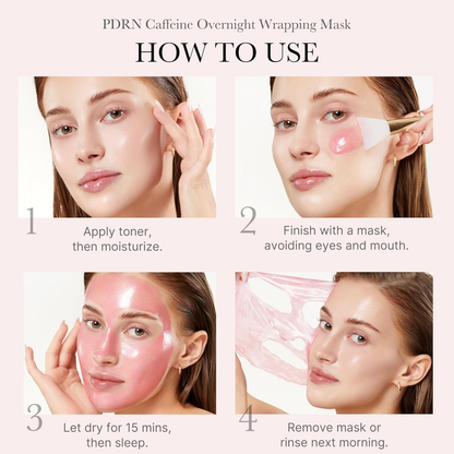 MEDICUBE PDRN Pink Caffeine Night Wrapping Mask 75ml