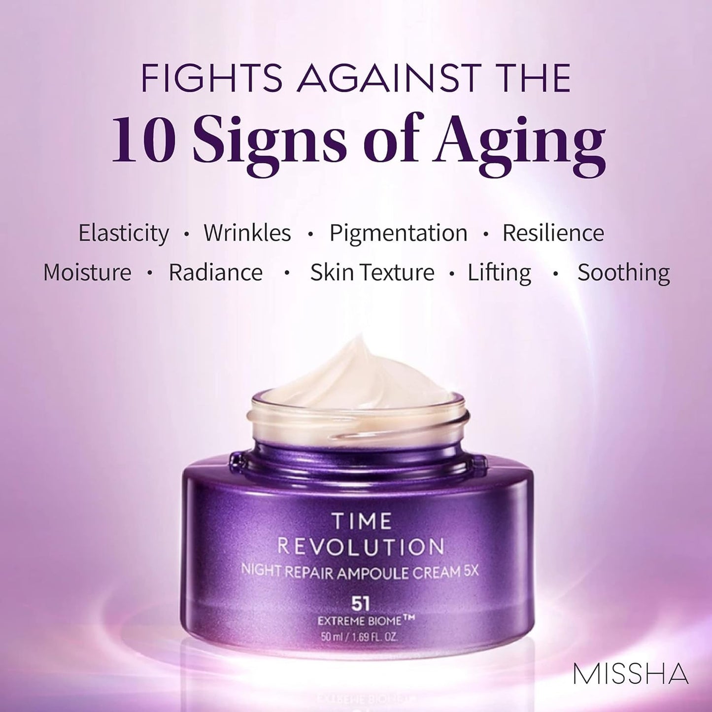MISSHA Time Revolution Night Repair Ampoule Cream 5X 50ml
