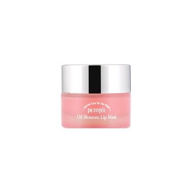 PETITFEE Oil Blossom Lip Mask - Camellia Seed Oil is a nourishing overnight treatment that deeply hydrates and softens lips. Formulated with Camellia Seed Oil, Shea Butter, and Jojoba Oil, this rich lip mask locks in moisture, repairs dryness, and restores suppleness. Infused with botanical extracts like Turmeric Root and Moringa Seed Oil, it helps soothe and protect the delicate lip area, leaving lips smooth, plump, and refreshed by morning.