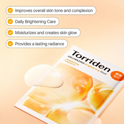 TORRIDEN Cellmazing Vita C Brightening Sheet Mask