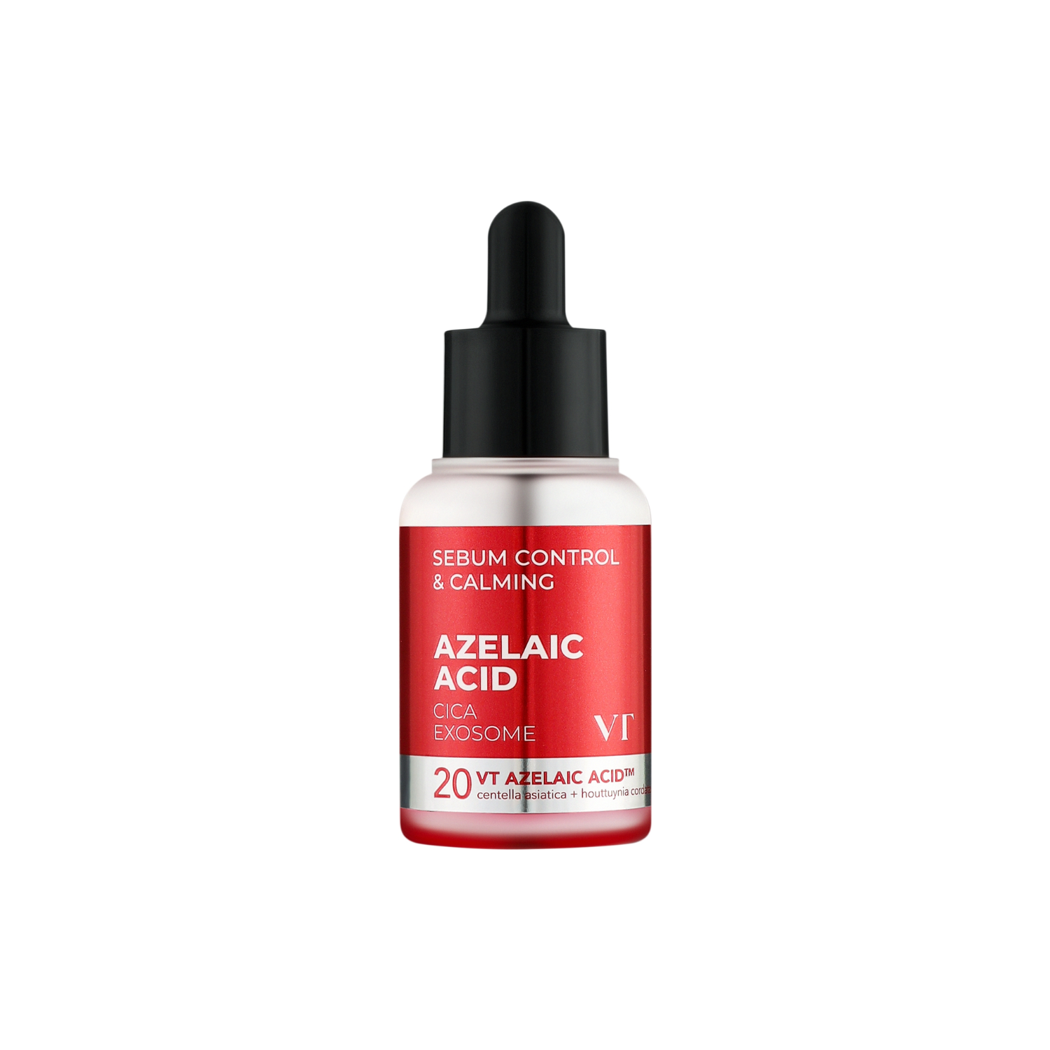 VT Azelaic A1 Calming Ampoule is a lightweight soothing ampoule designed to calm irritation, balance oil, and improve overall skin clarity. Formulated with Azelaic Acid, it helps reduce redness and support a more even-looking complexion. Panthenol and Madecassoside provide calming care, while Centella Asiatica Extract and Tea Tree Extract help comfort sensitive or blemish-prone skin. Multiple forms of Hyaluronic Acid deliver deep hydration, leaving skin feeling balanced, smooth, and refreshed without heavin
