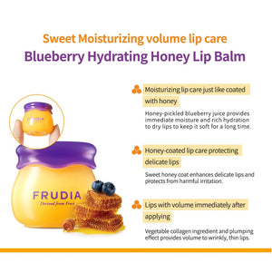 FRUDIA Blueberry Hydrating Honey Lip Balm 10g