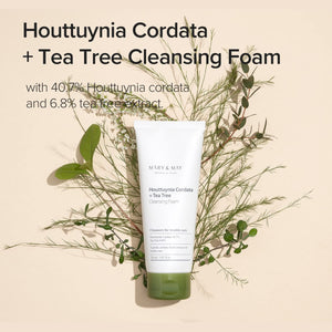 MARY & MAY Houttuynia Cordata + Tea Tree Cleansing Foam 150ml