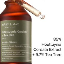 Load image into Gallery viewer, MARY &amp; MAY Houttuynia Cordata + Tea Tree Serum 30ml