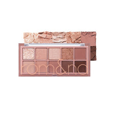 Load image into Gallery viewer, ROMAND Better Than Palette #03 Rosebud Garden features a romantic array of soft pinks and rosy hues inspired by blooming rosebuds. With a mix of matte, shimmer, and glitter finishes, this palette lets you create delicate, feminine looks or bold, glamorous styles. The silky, blendable formula ensures effortless application and long-lasting wear, making it a perfect addition to your makeup collection for an elegant, timeless charm.