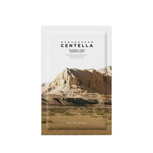 Load image into Gallery viewer, SKIN1004 Madagascar Centella Watergel Sheet Ampoule Mask is a hydrating facial mask enriched with 51% Centella Asiatica Extract. Designed to soothe and moisturize the skin, it also contains Sodium Hyaluronate and Hydrolyzed Hyaluronic Acid for deep hydration. Chamomile and Peony Root Extracts calm and soften the skin, making this mask ideal for refreshing and revitalizing tired, stressed skin. Suitable for all skin types, it leaves your complexion smooth, hydrated, and radiant.