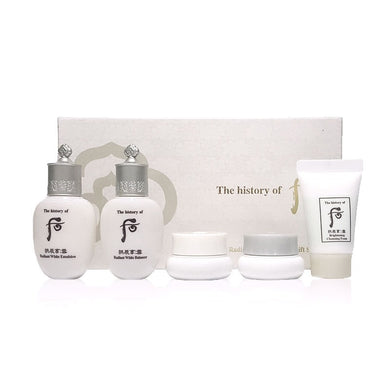 THE HISTORY OF WHOO Gongjinhyang Seol Radiant White Special 5pc Set