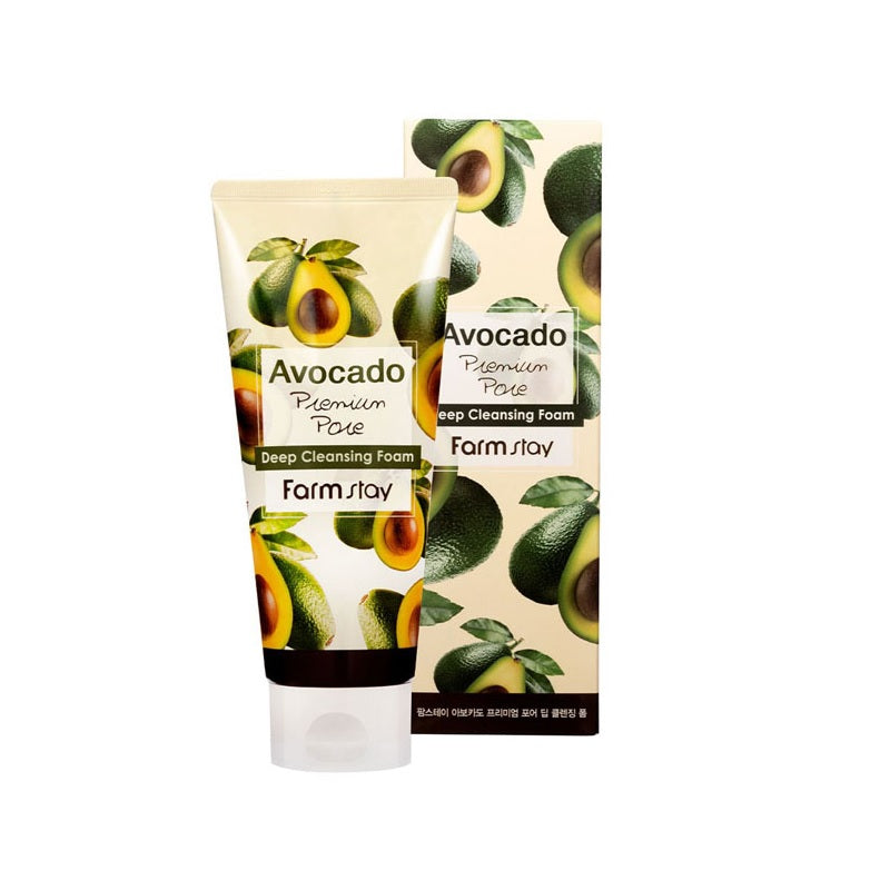 FARM STAY Avocado Premium Pore Deep Cleansing Foam 180ml