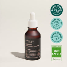 Load image into Gallery viewer, MARY &amp; MAY Idebenone + Blackberry Complex Serum 30ml