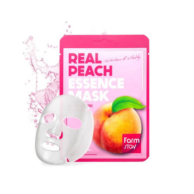 FARM STAY Real Peach Essence Mask